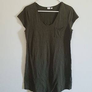 Green GAP tshirt dress